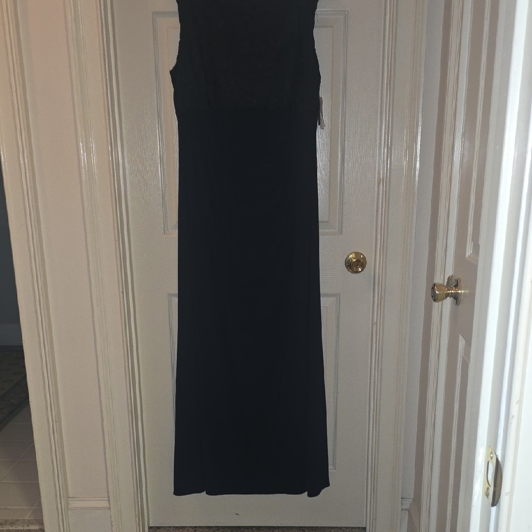 Nwt Elegant Navy Blue Sleeveless Dress